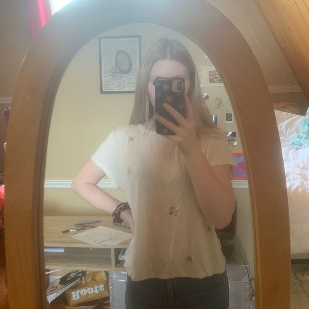 Embroidered top